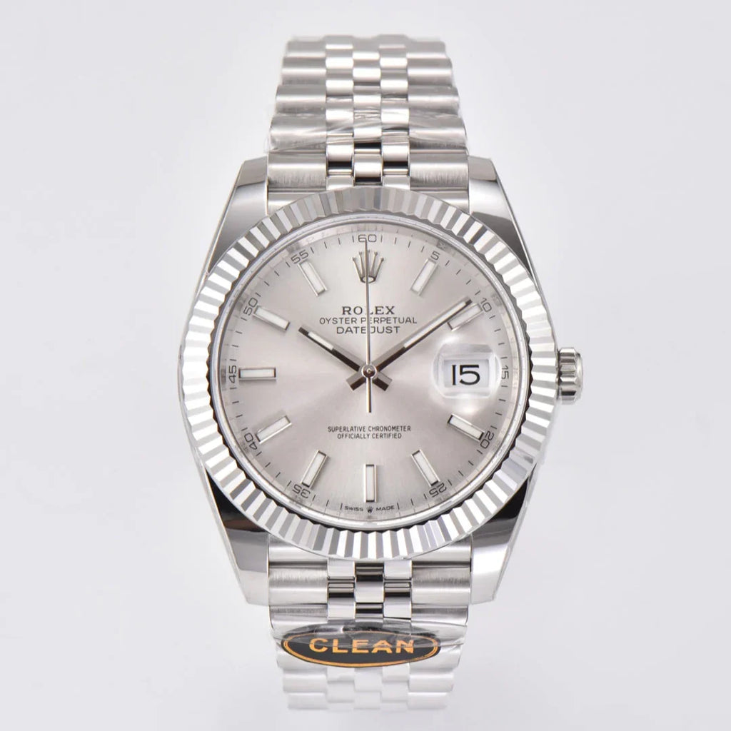 C-Factory - Silver - Silver 904L Steel- Automatic - 41mm