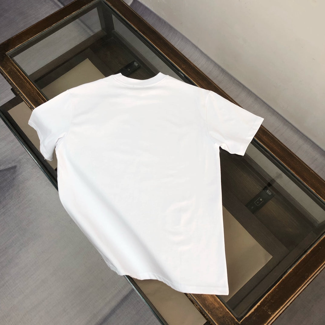 The latest double yarn pure cotton T-shirt for spring and summer