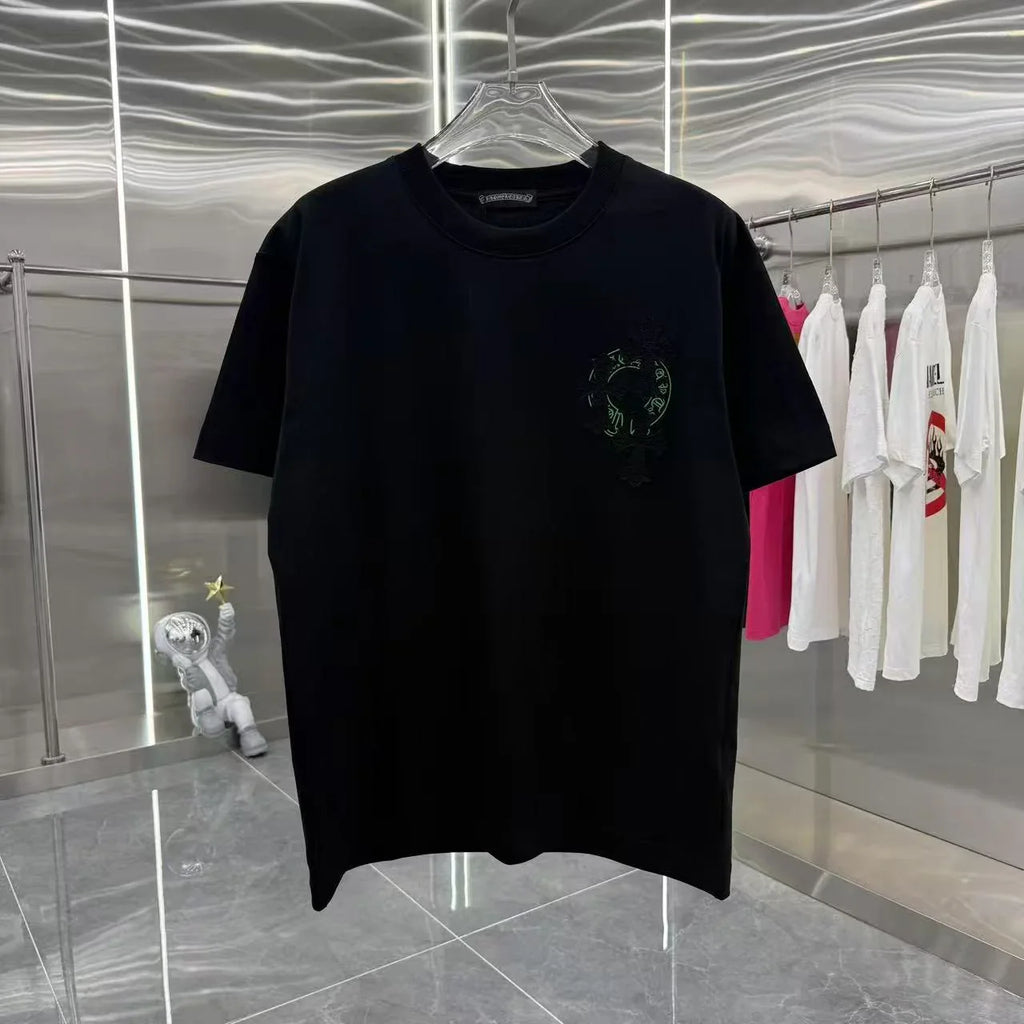 New round neck short sleeved shirt