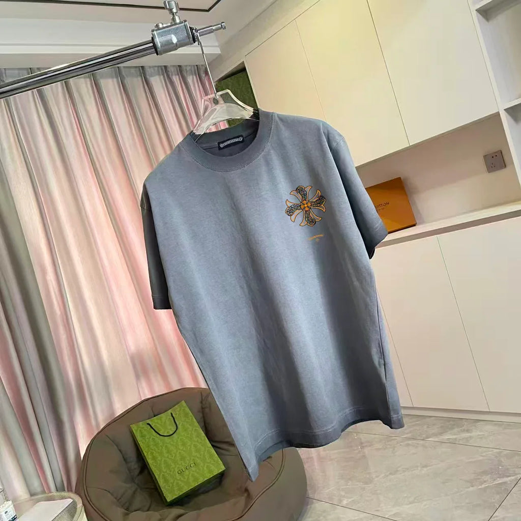 New Cross printed short sleeved T-shir