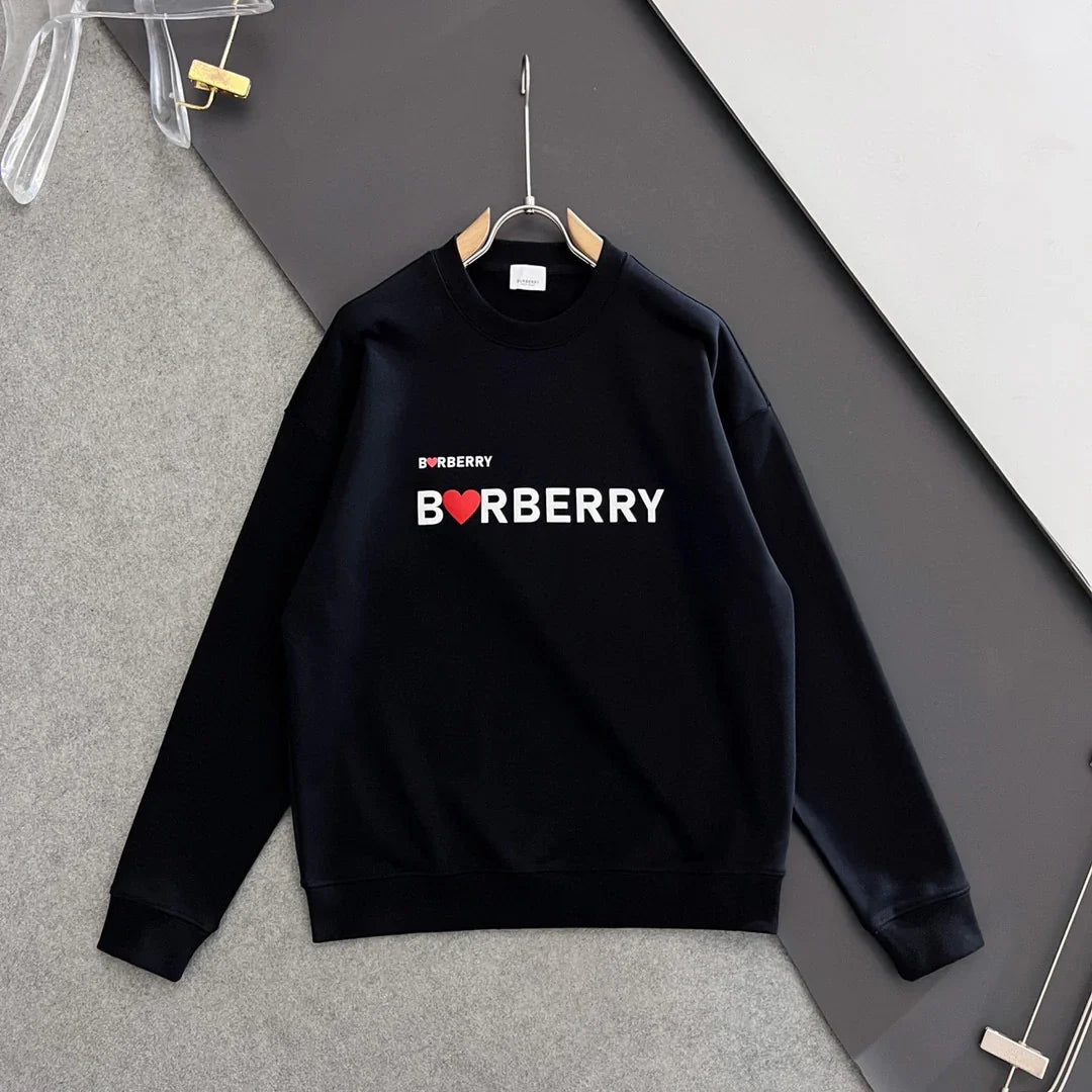 New printed pullover round neck hoodie