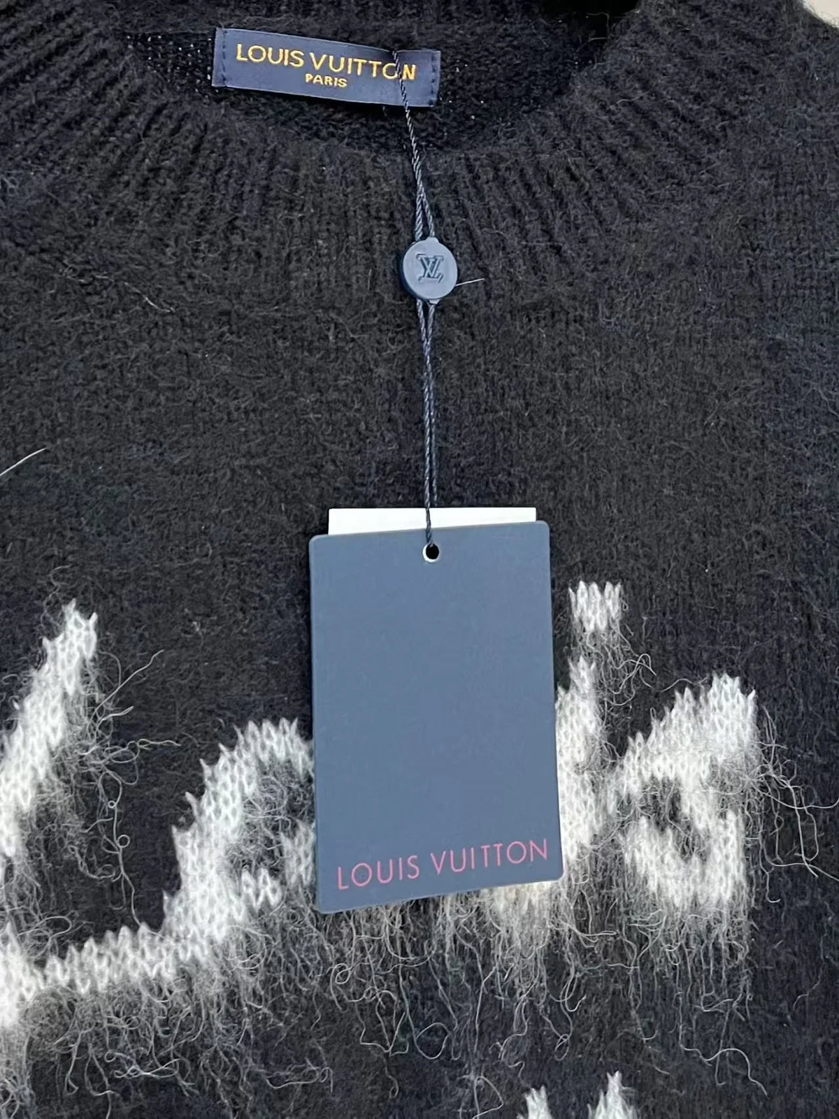 New mohair jacquard sweater