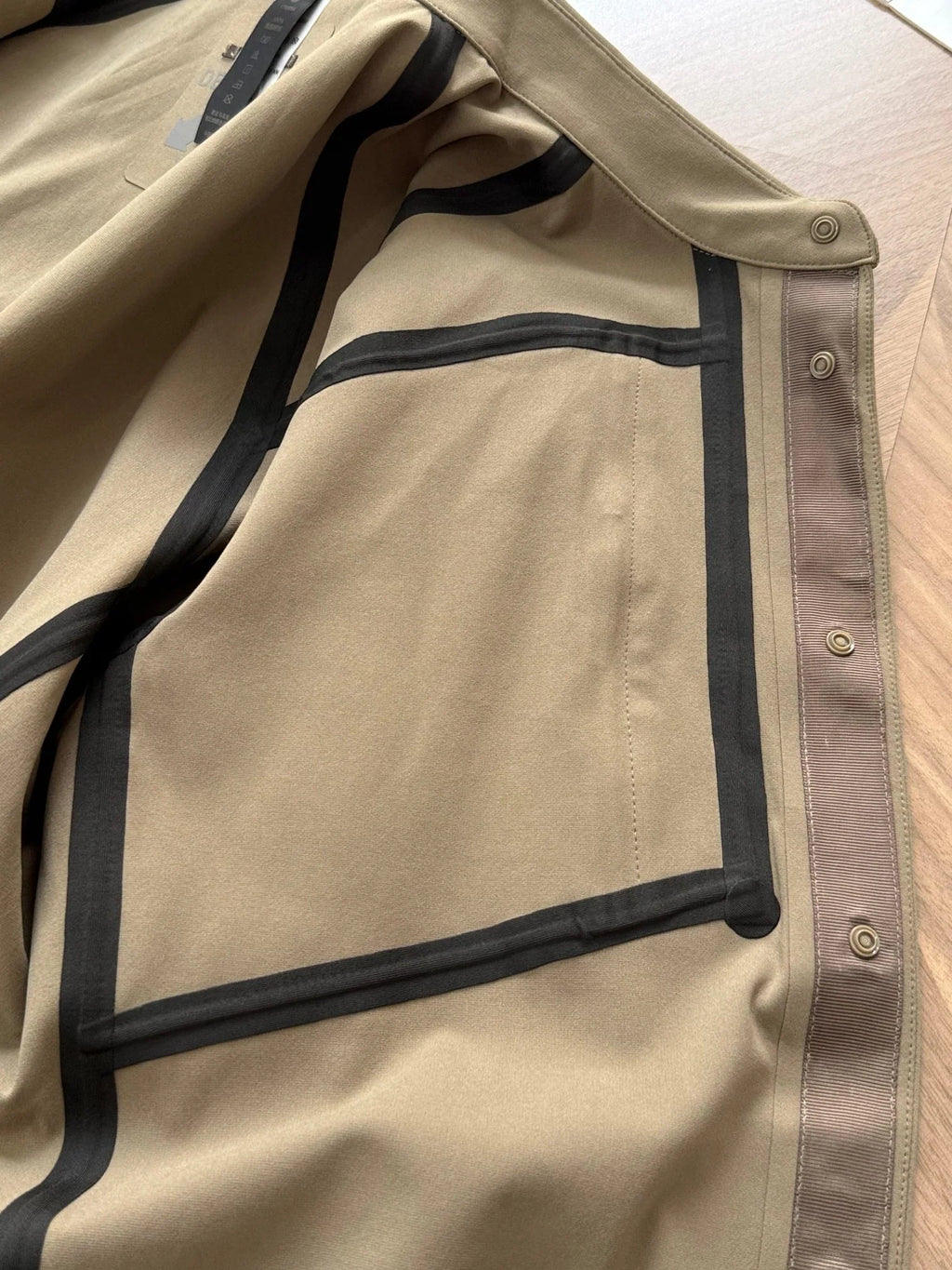 Autumn new men's outdoor long sleeved heat sealed lapel shirt
