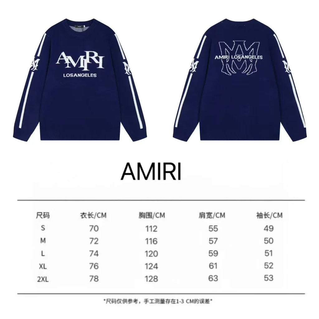 New letter jacquard sweater