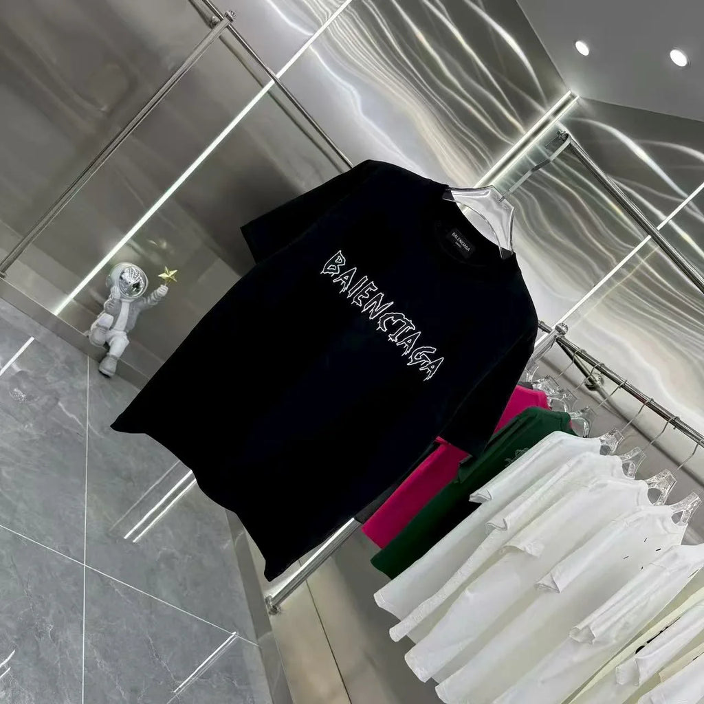 New flocking short sleeved T-shirt