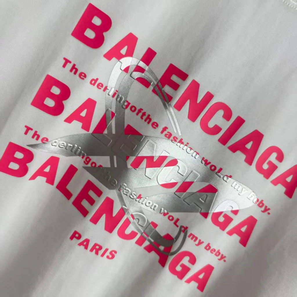 New hot stamping printed T-shirt