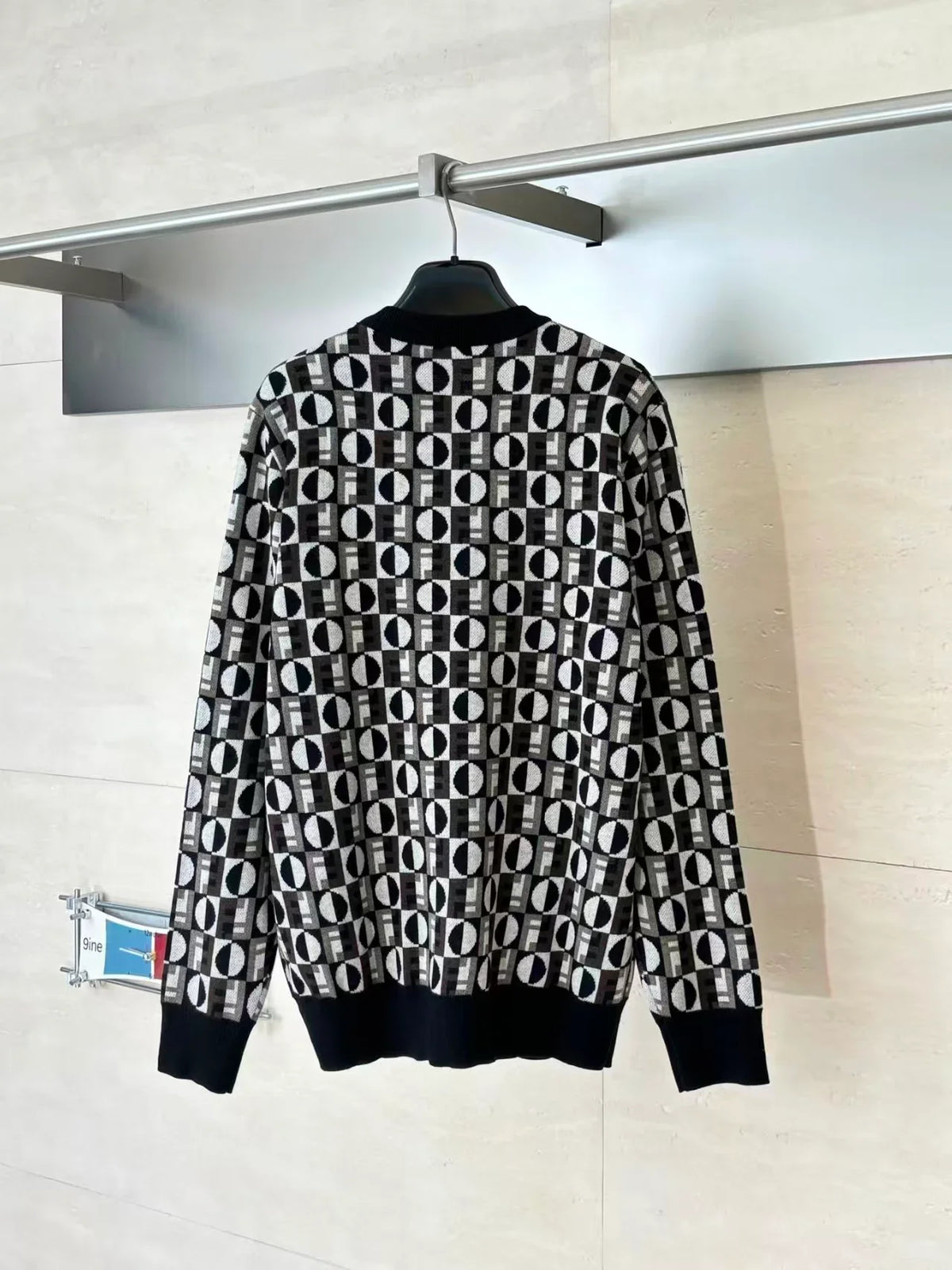 New fully printed jacquard sweater