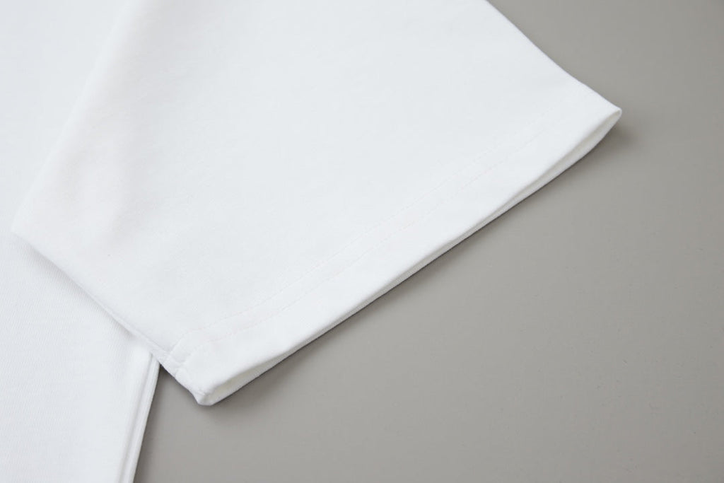 Early spring new patch embroidered letter T-shirt