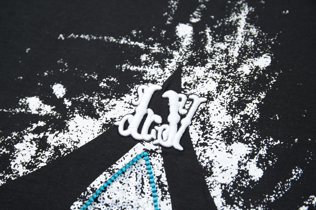 Bead Embroidered T-shirt