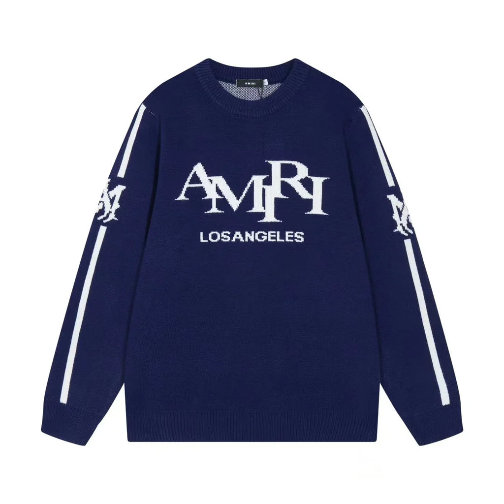 New letter jacquard sweater
