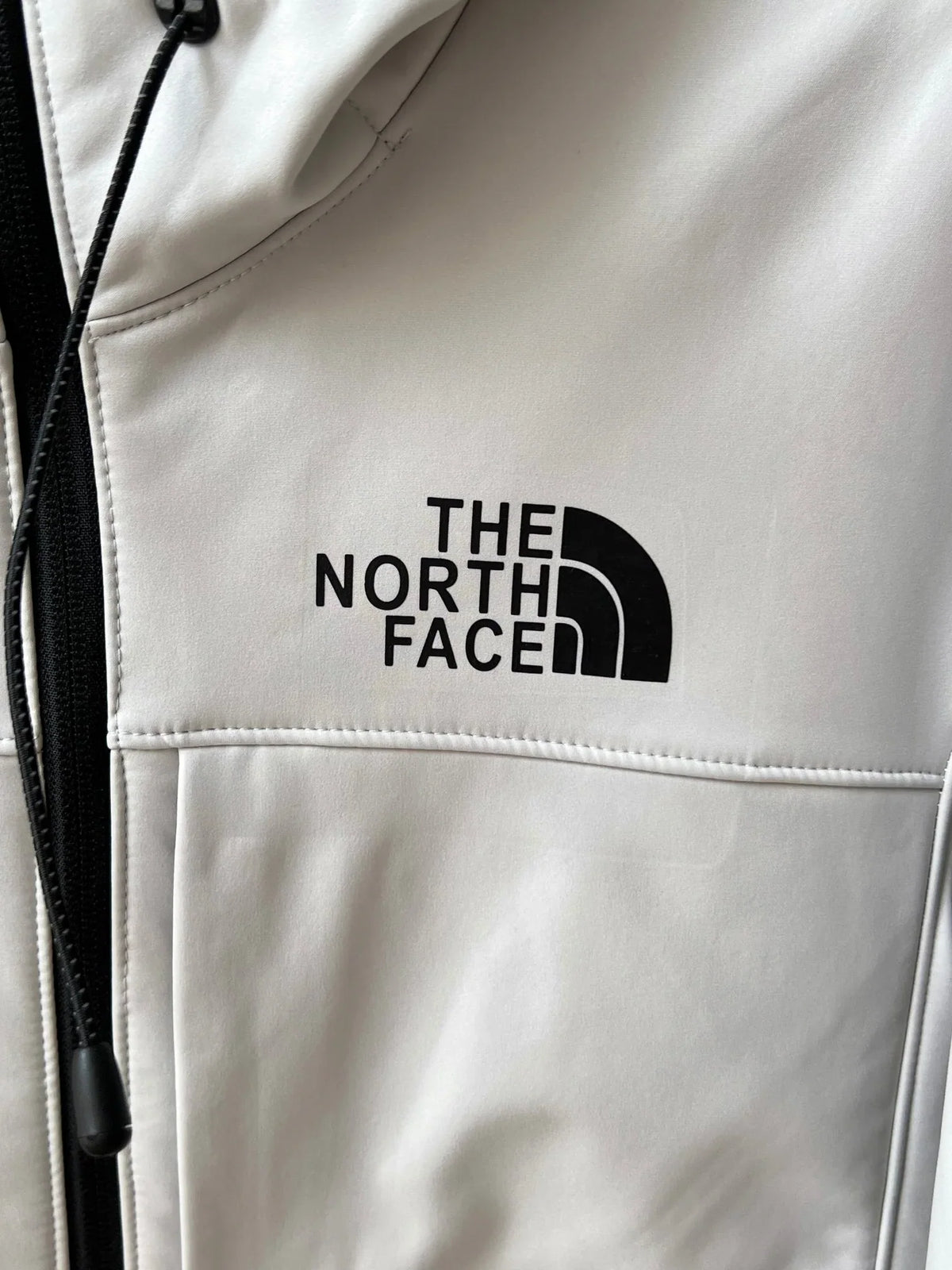 North side jacket, outdoor color blocked soft shell hooded fleece jacket