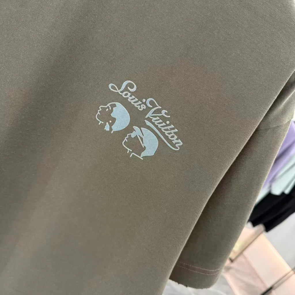 New flocking short sleeved T-shirt
