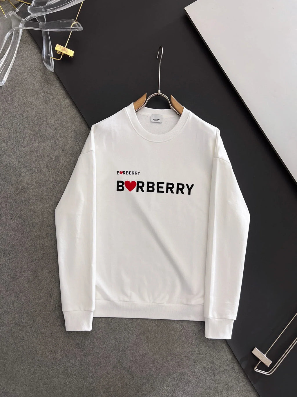 New printed pullover round neck hoodie