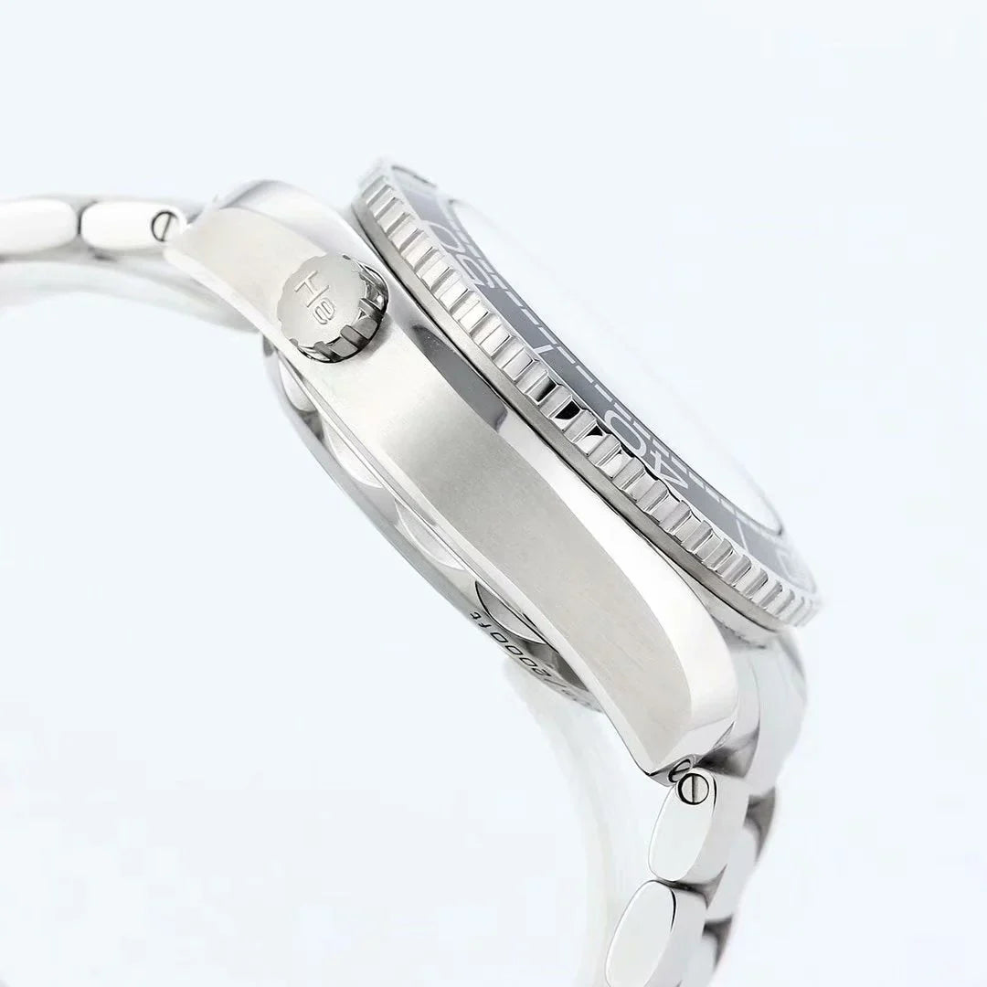 Chronograph - Selfwinding- Grey - Silver 904L Steel- Automatic - 45.5mm