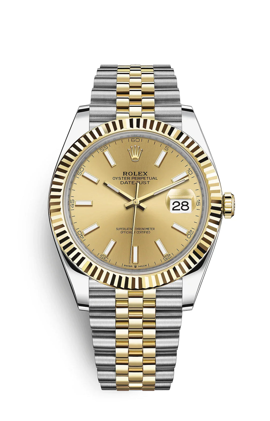 Yellow gold Strap - Yellow dial - Automatic- 41mm
