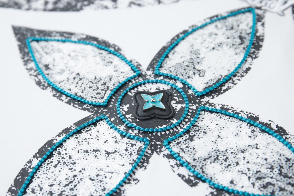 Bead Embroidered T-shirt