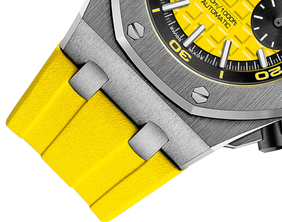 26703ST.OO - Yellow -Yellow Rubber - Quartz- 42mm