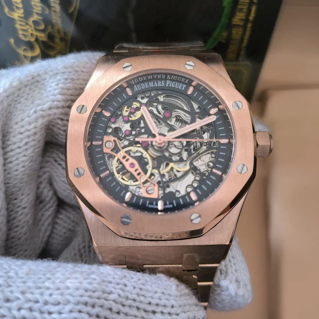 Rose Gold - Hollow 904L Steel - Automatic - 41mm