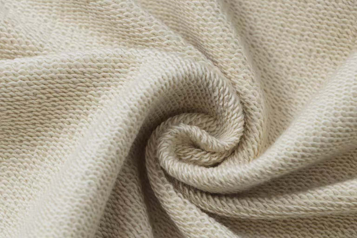 Cloth covered hooded jacket