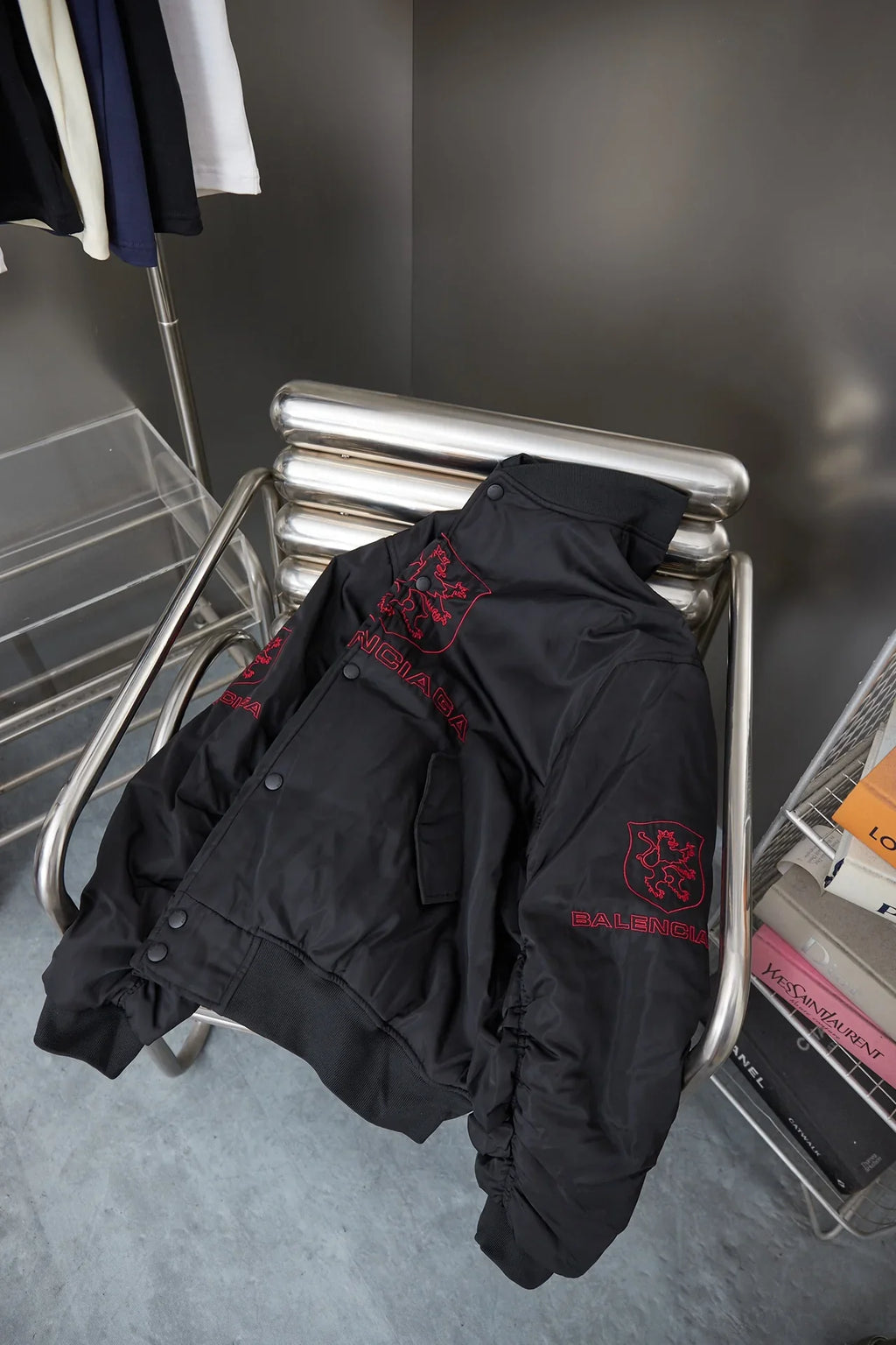 Embroidered baseball flying cotton jacket