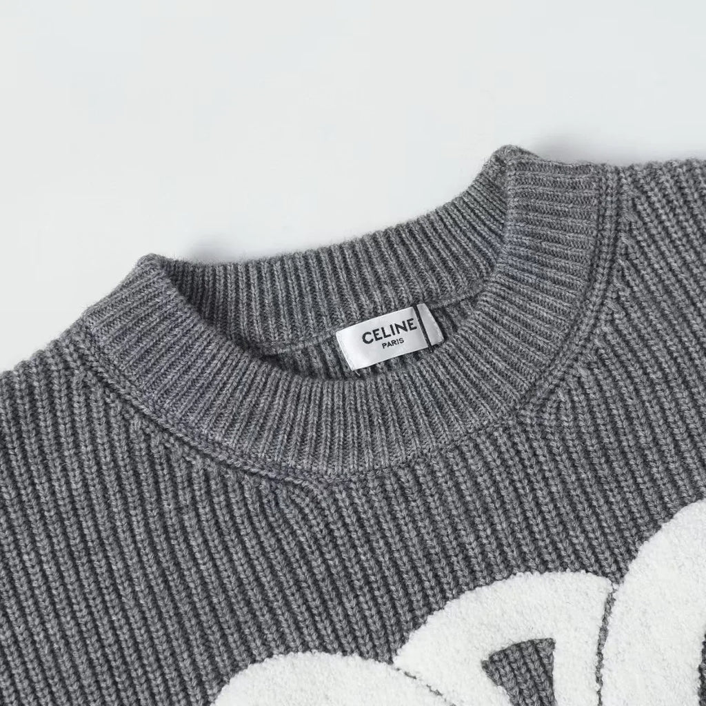 New towel embroidered sweater