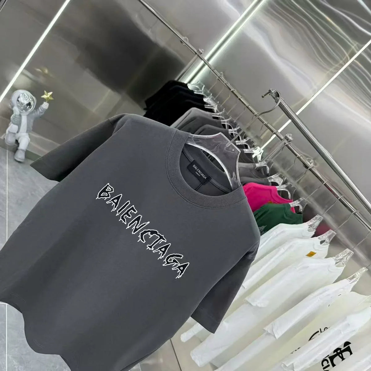 New flocking short sleeved T-shirt