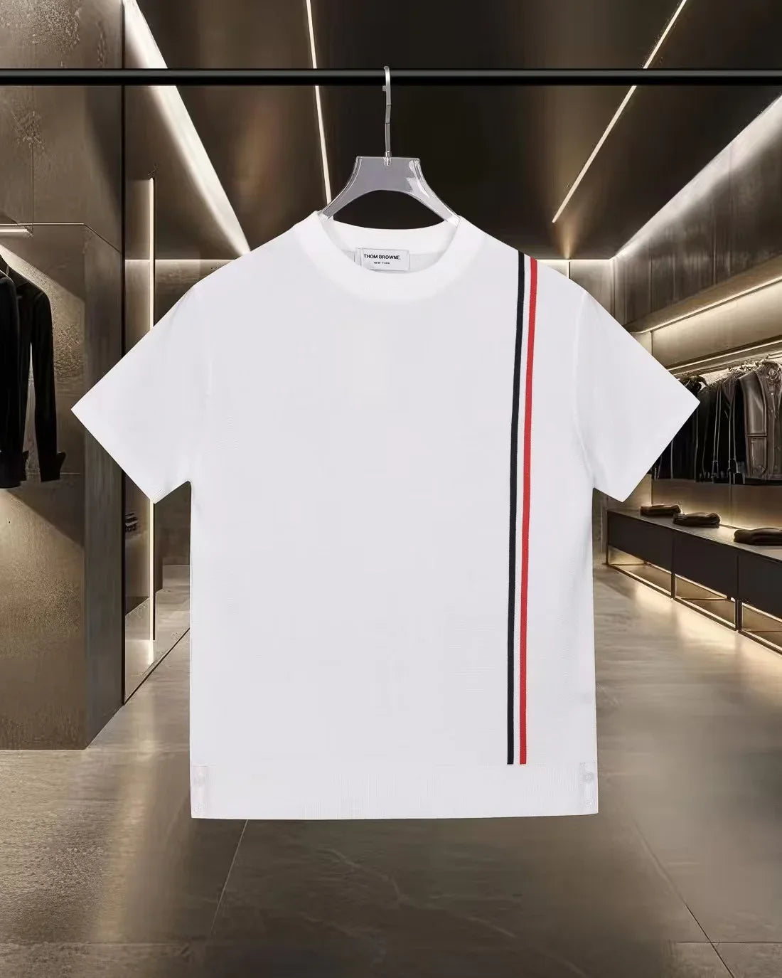 New Knitted Casual Short Sleeve T-shirt