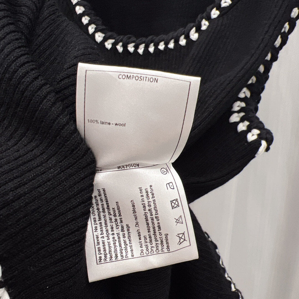 Combed Cotton Hand-crocheted Knitted Vest