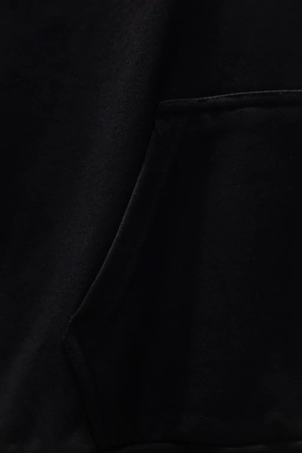 New open chest embroidered hooded sweatshirt