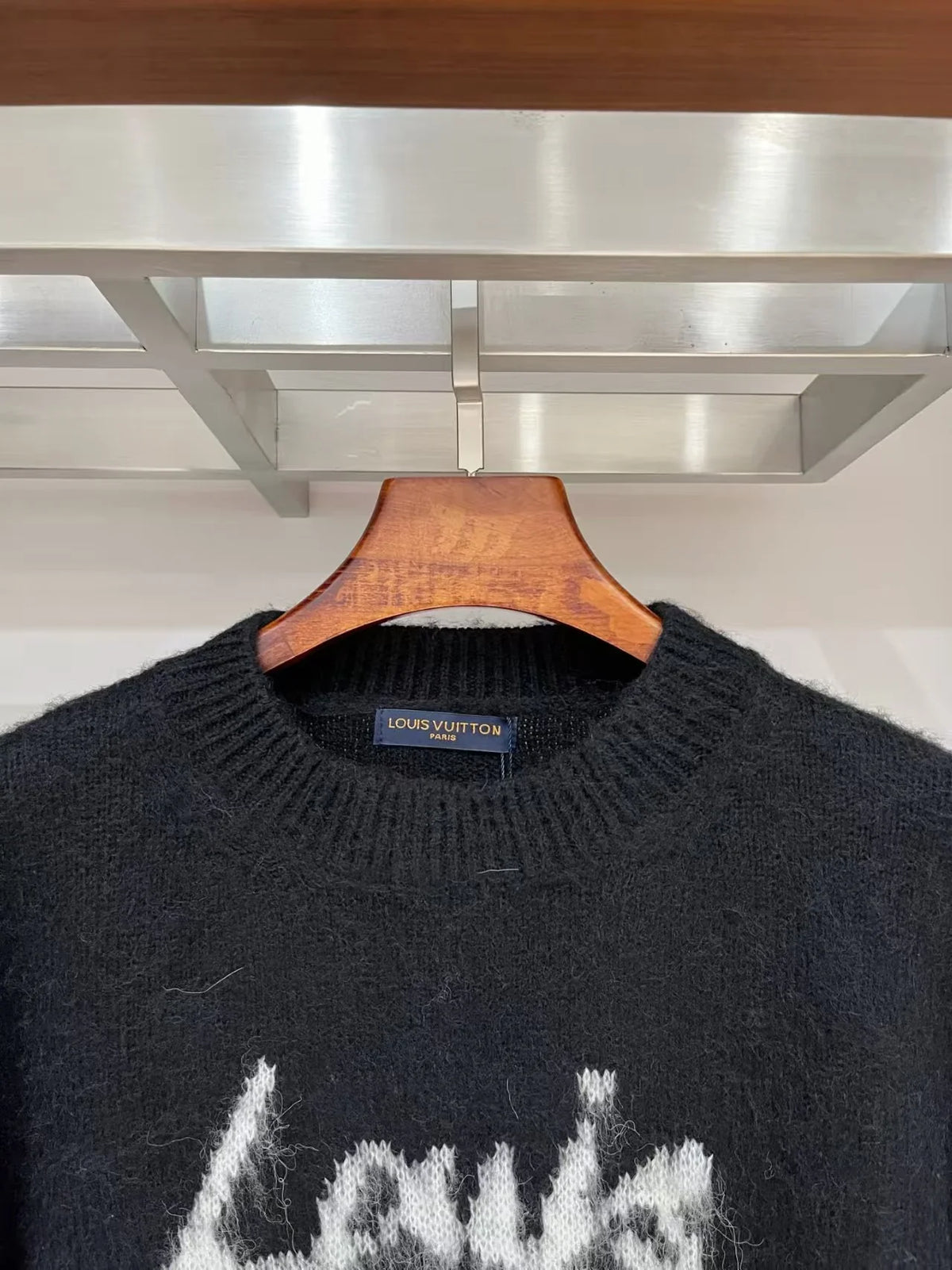 New mohair jacquard sweater