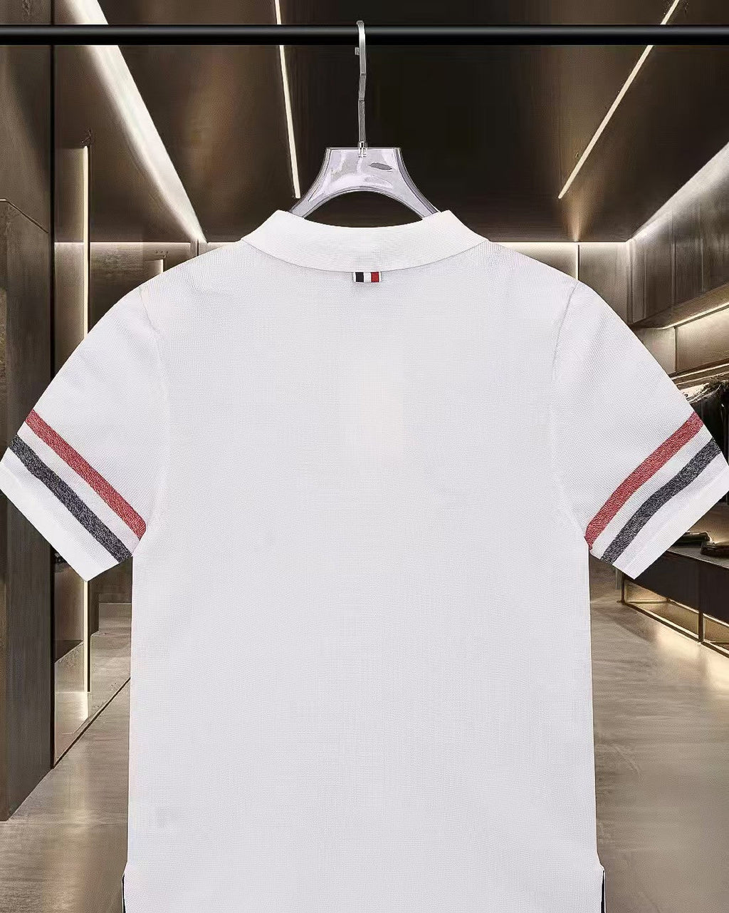 New knitted casual short sleeved polo shirt