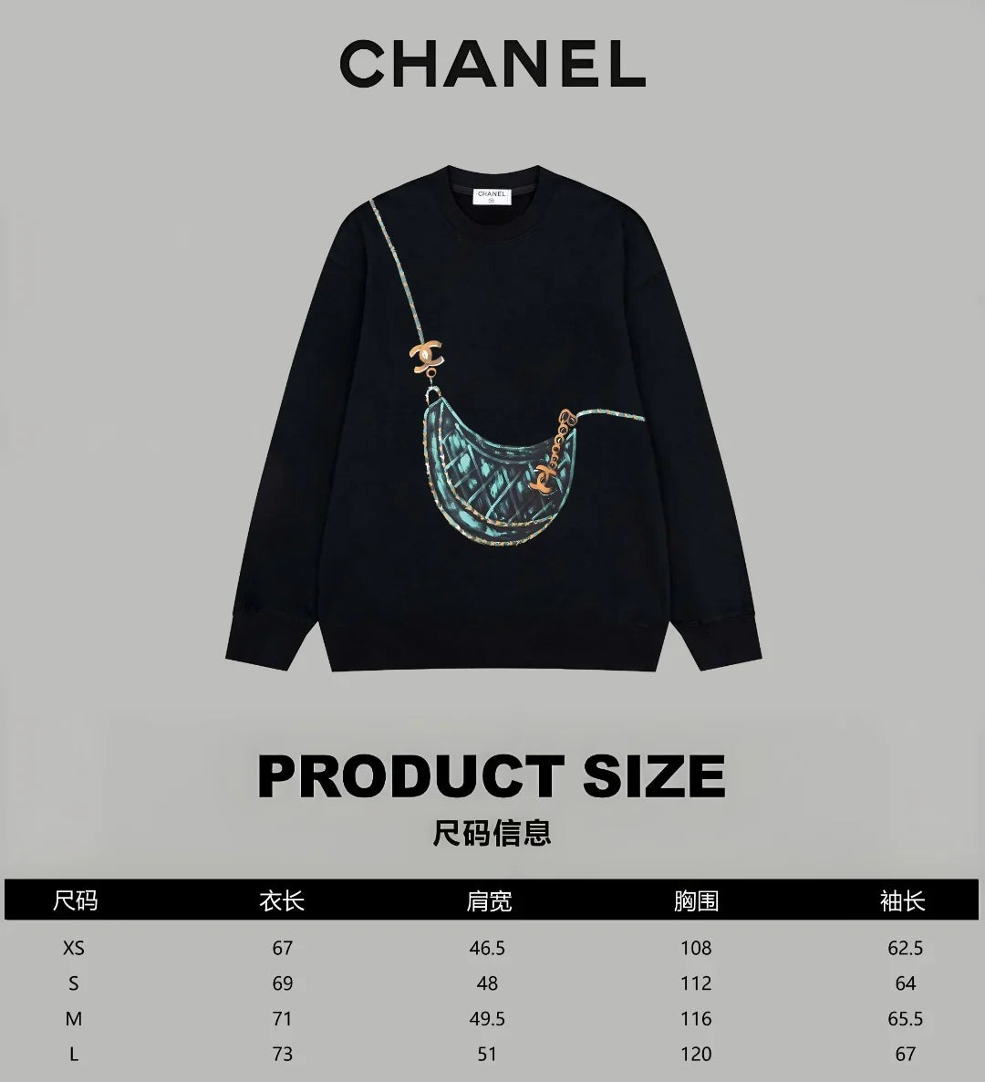 Printed looped long sleeved hoodie