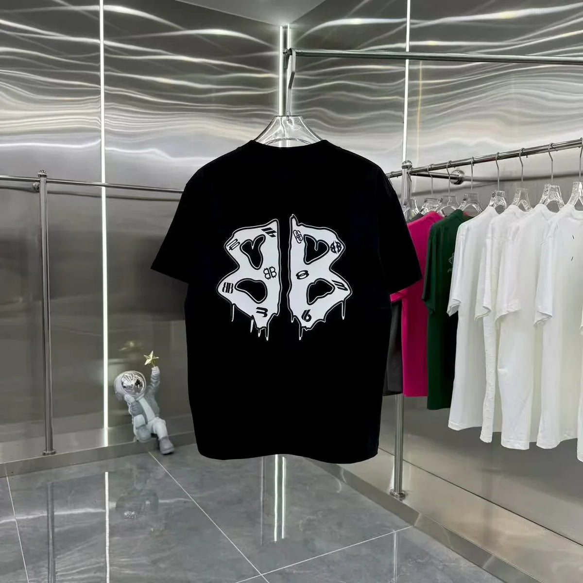 New flocking short sleeved T-shirt