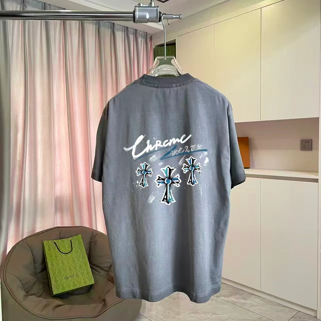 Printed short sleeved t-shirt