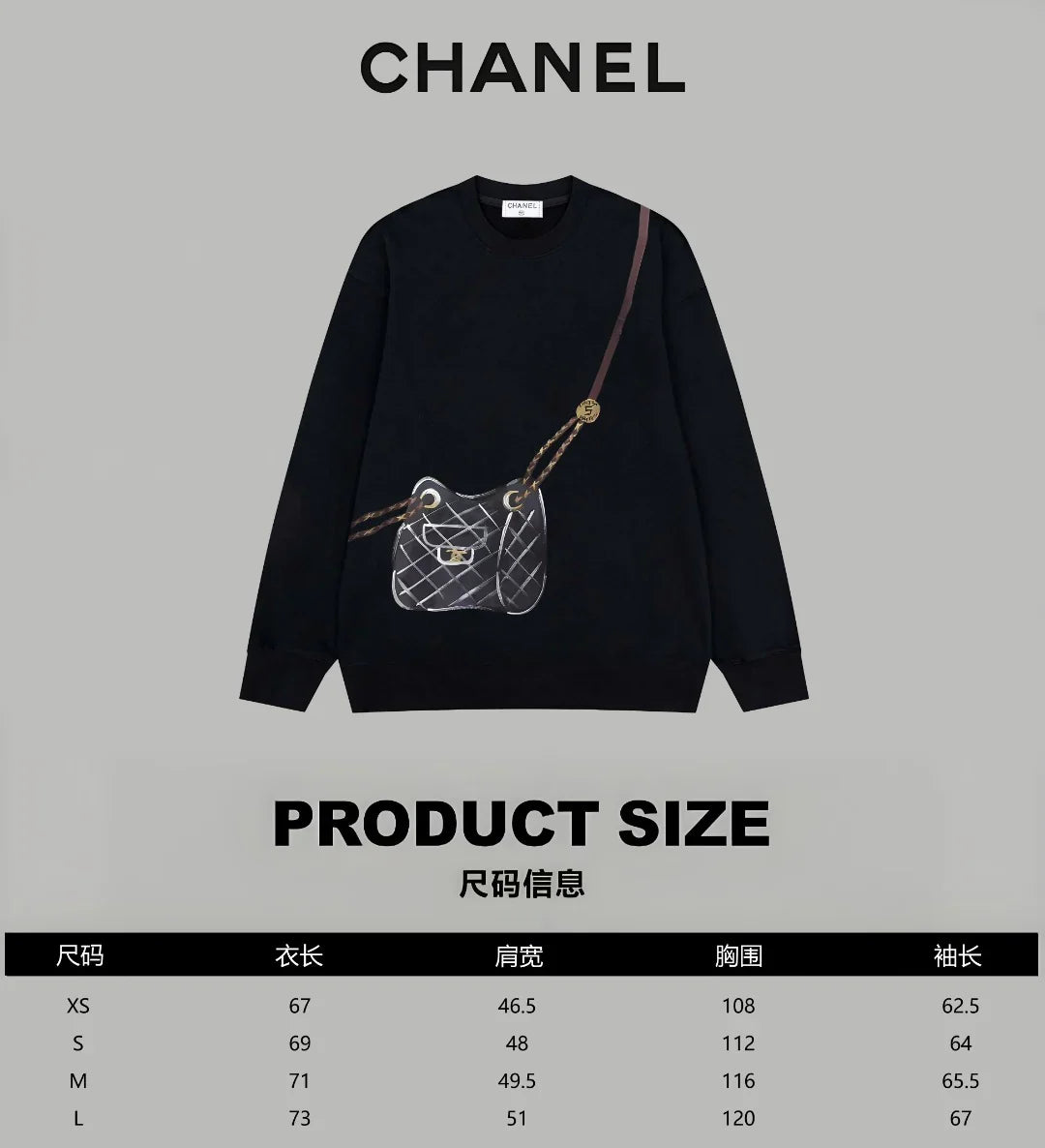 Printed looped long sleeved hoodie