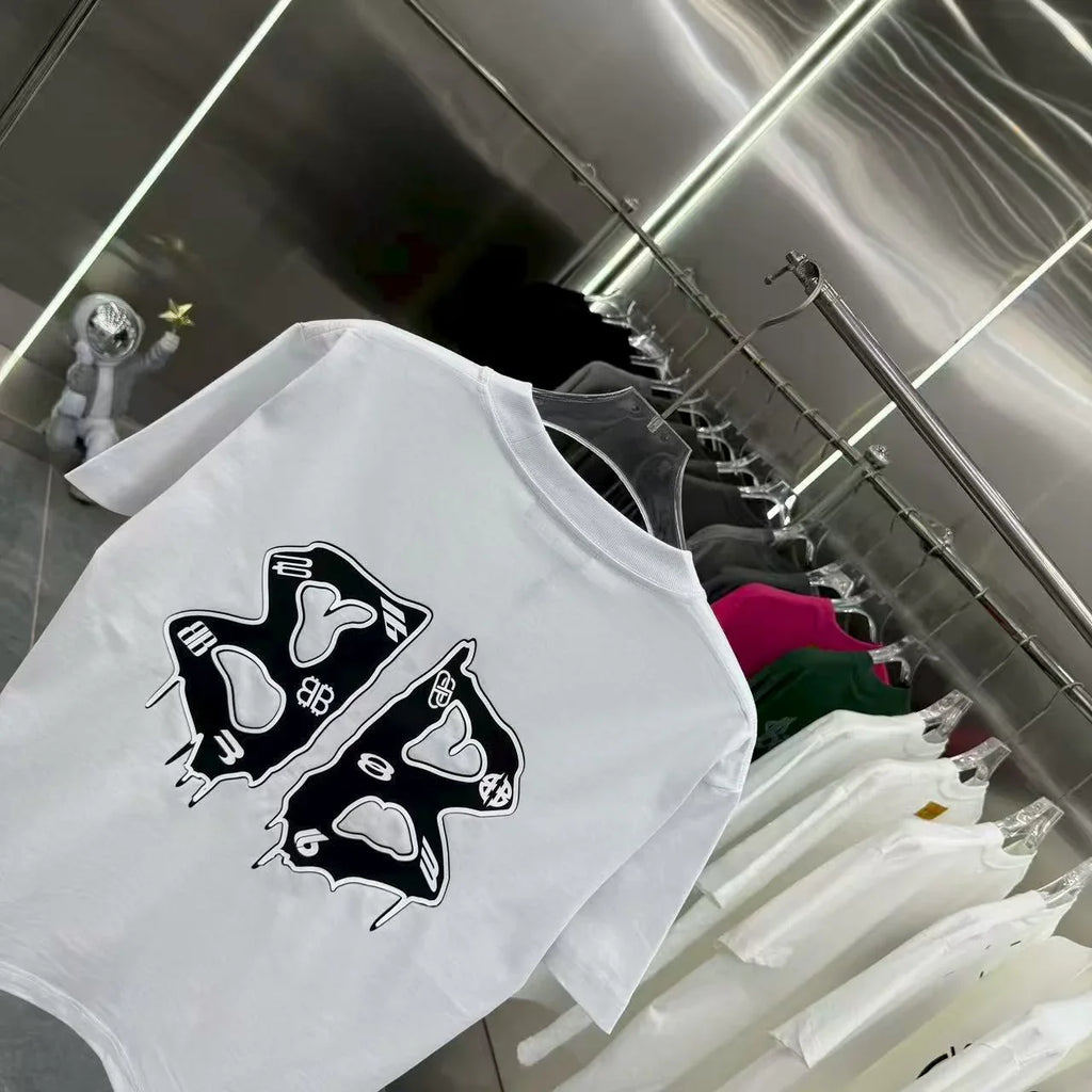 New flocking short sleeved T-shirt