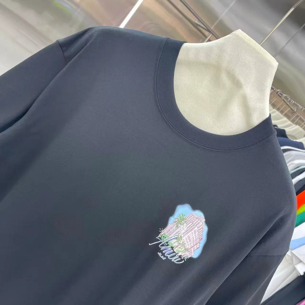 Printed short sleeved T-shirt