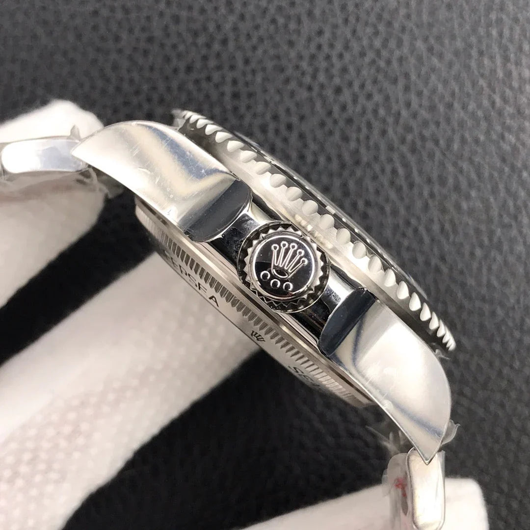 L Size - Blue Black -White 904L Steel -Automatic- 44mm