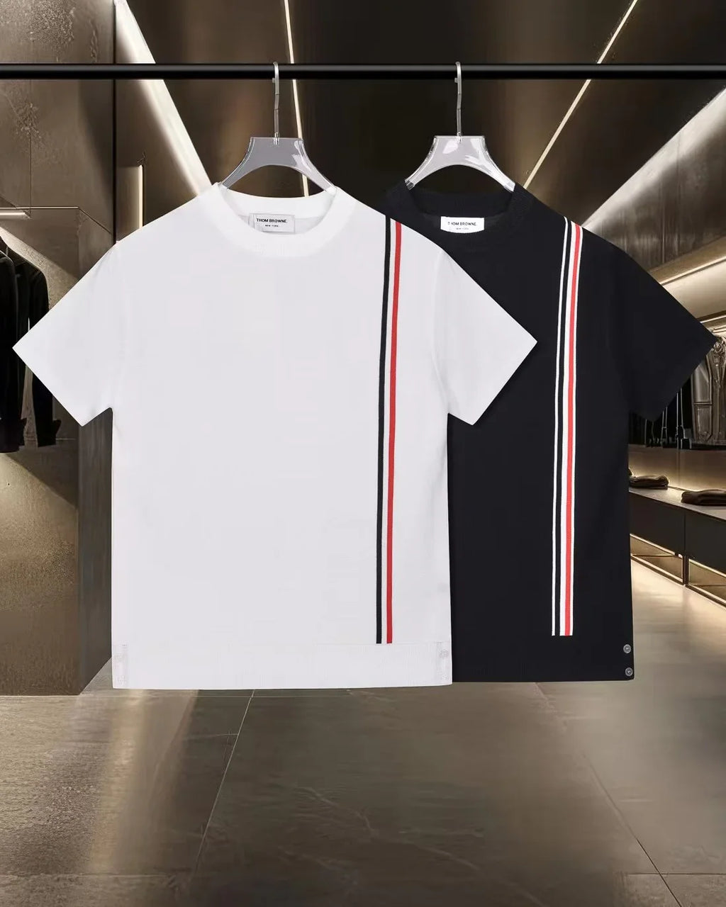 New Knitted Casual Short Sleeve T-shirt