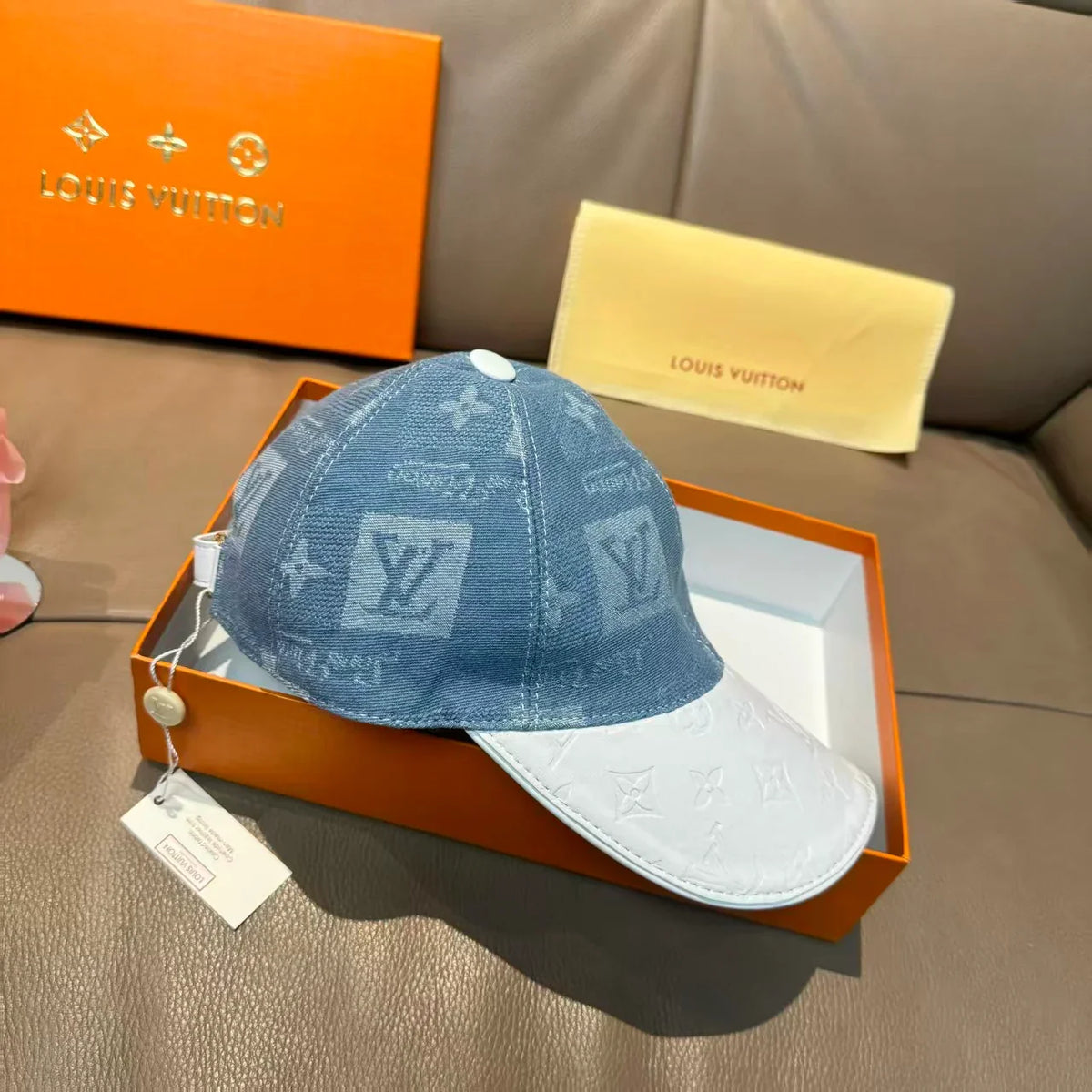 New denim baseball cap