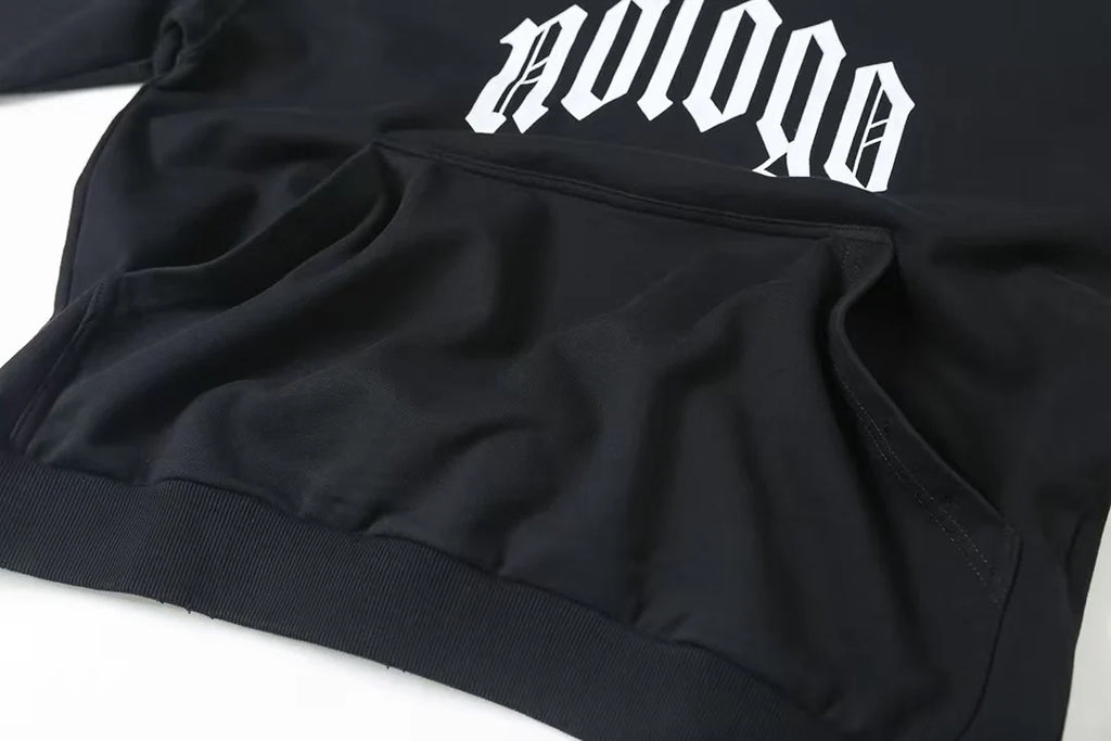 New printed hooded sweatshirt