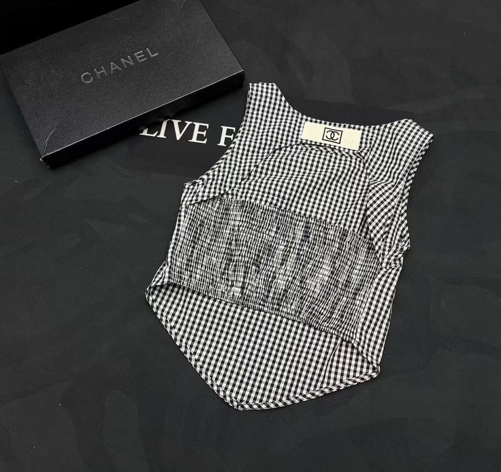 25 New Summer Houndstooth Vest