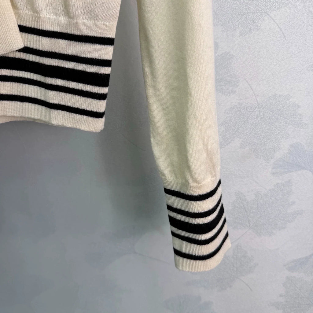 26 Early Autumn New Hollow Knit Polo Shirt