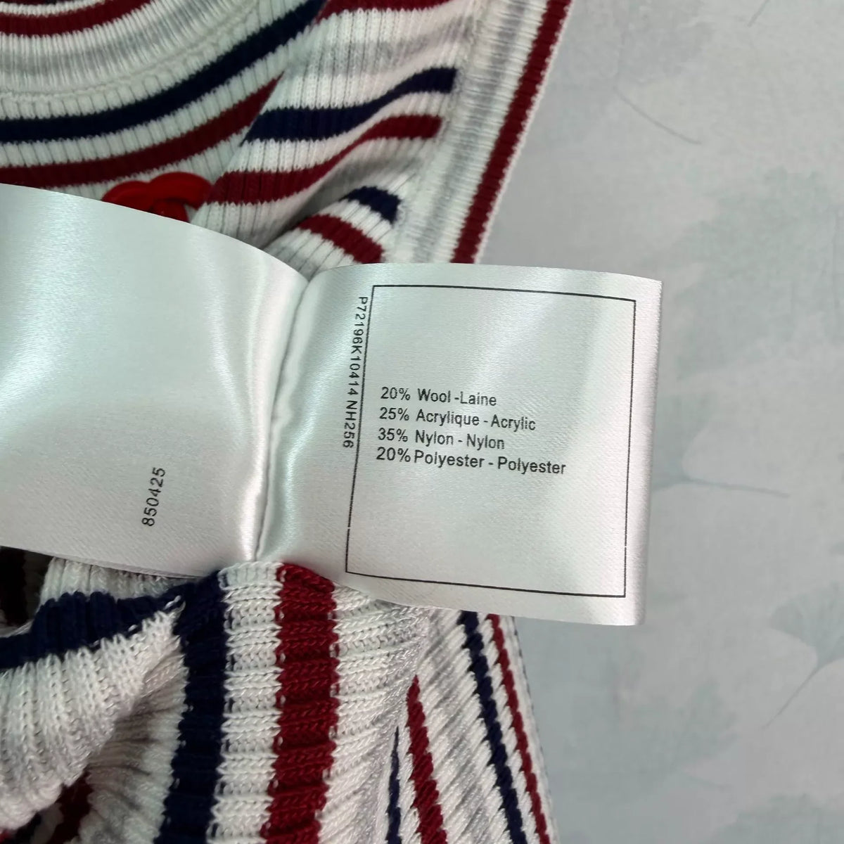 26SS New Striped Knit Vest