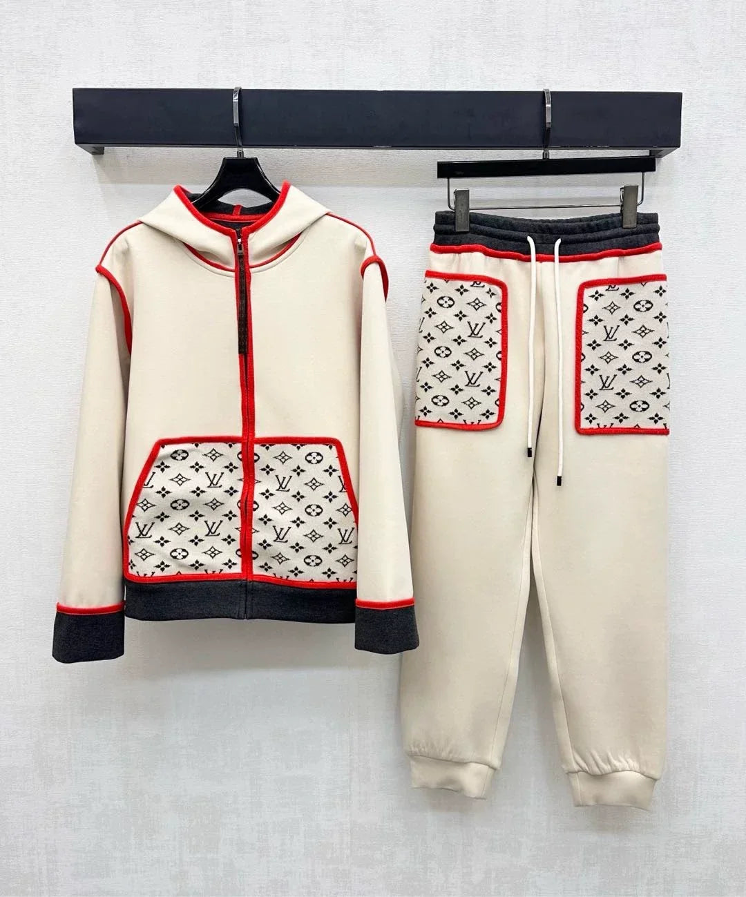 '26 New Collection: Hooded Jacquard Jacket & Trousers Set