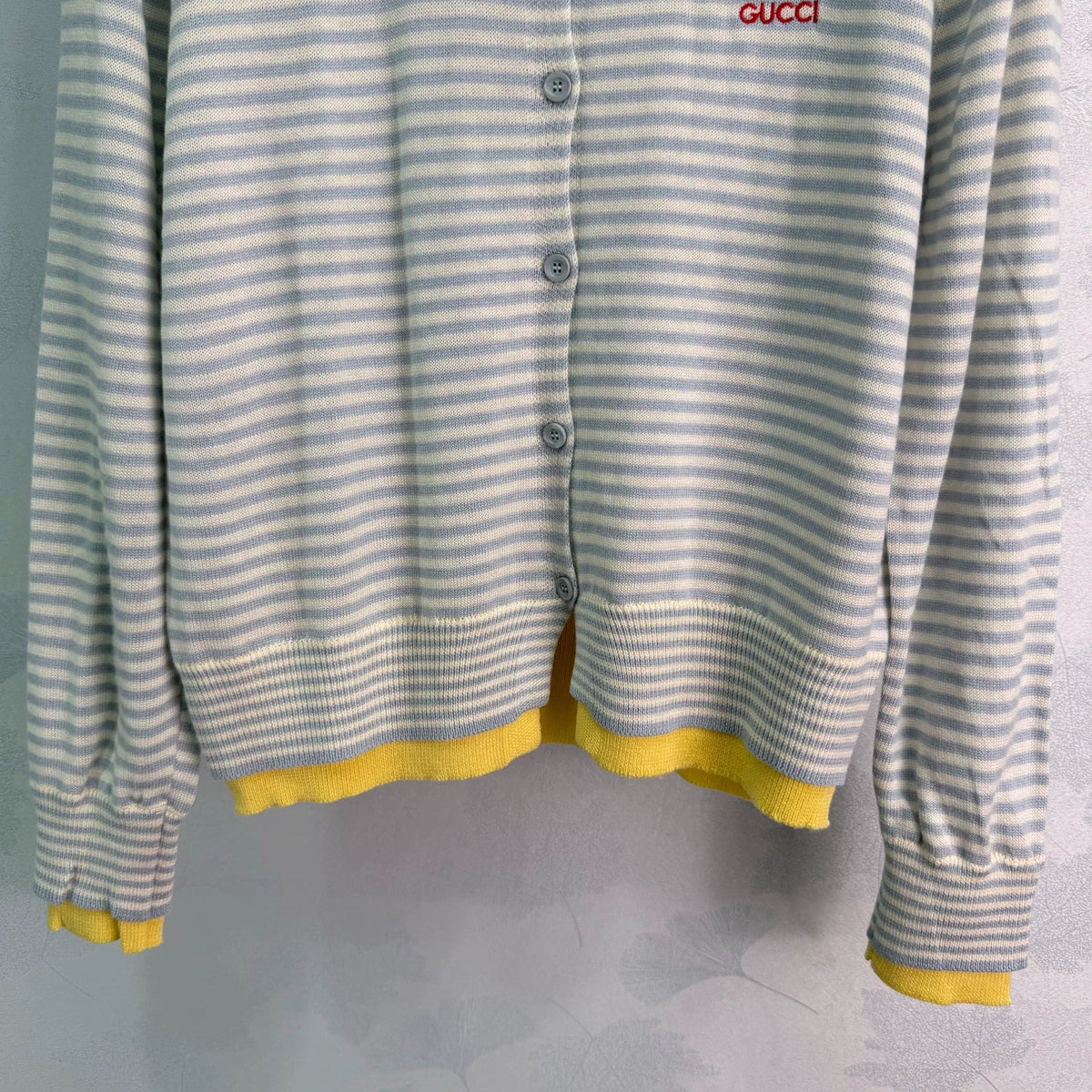 26 Early Autumn New Striped Faux Two-Piece Knit Cardigan