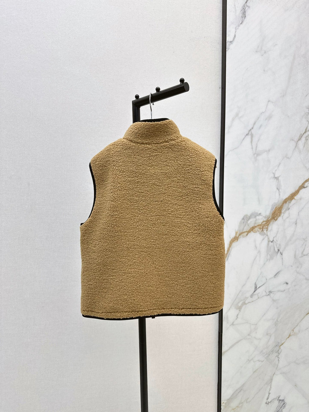 25fw Polar fleece stand collar vest