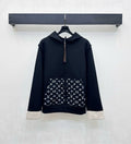 26New Season Hooded Jacquard Jacket & Trousers Set