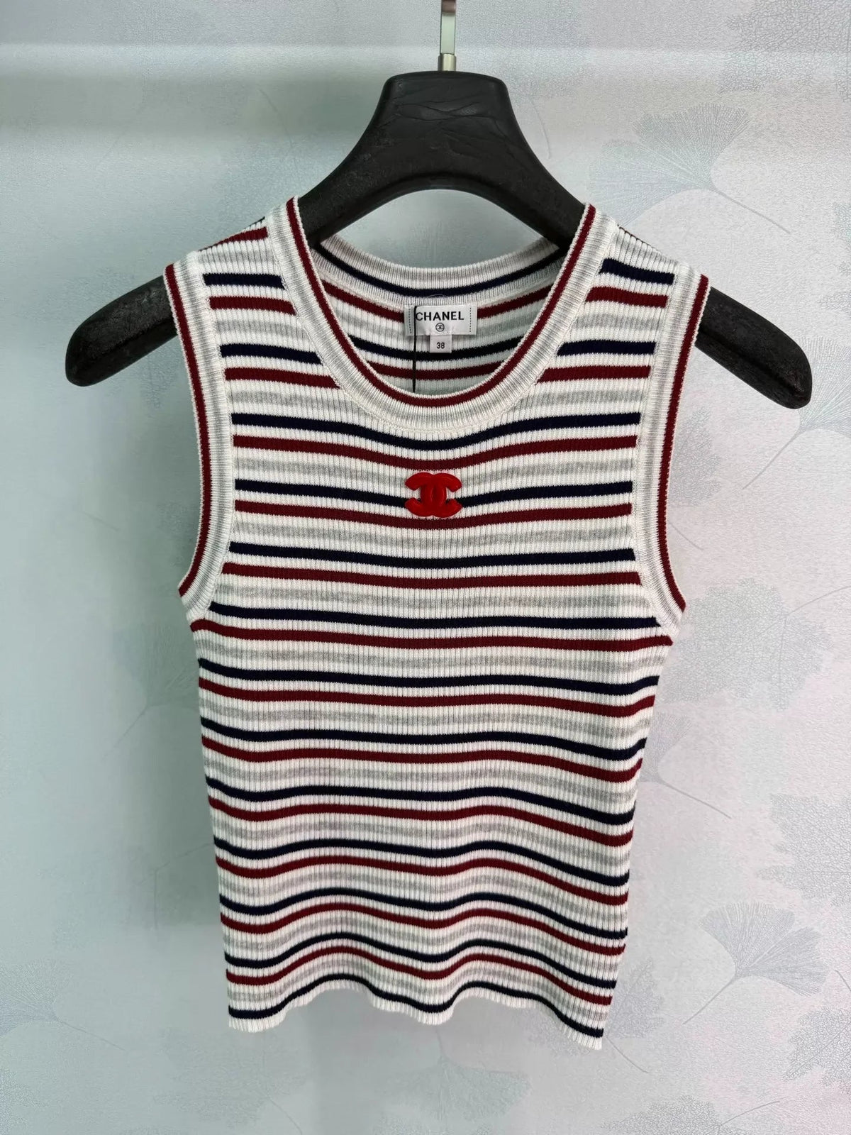 26SS New Striped Knit Vest
