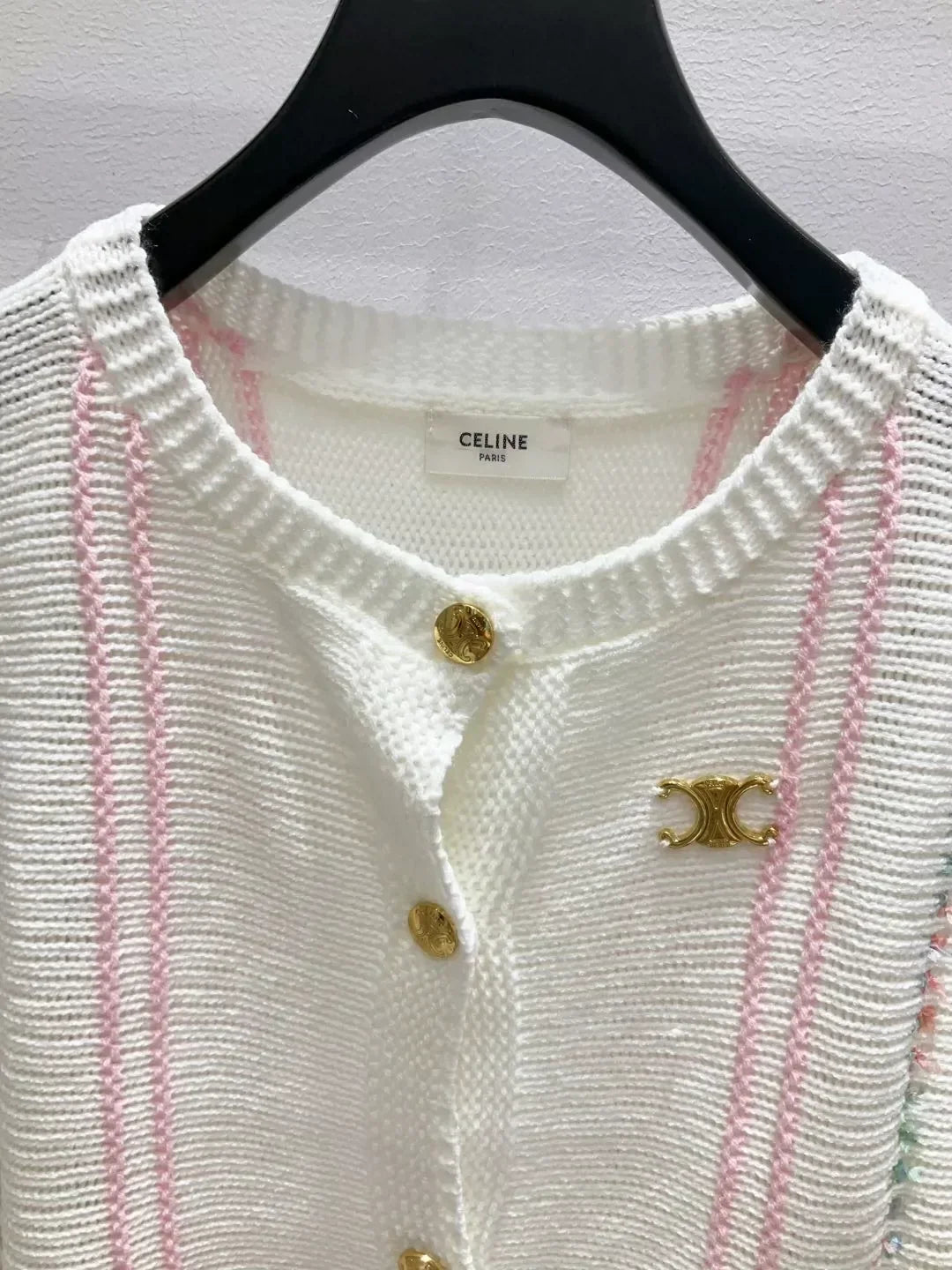 25fw Rainbow Knitted Tank Top